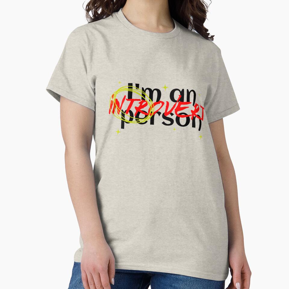 I'm an Introvert Person - Y2K Aesthetic Graphic by Emagicc