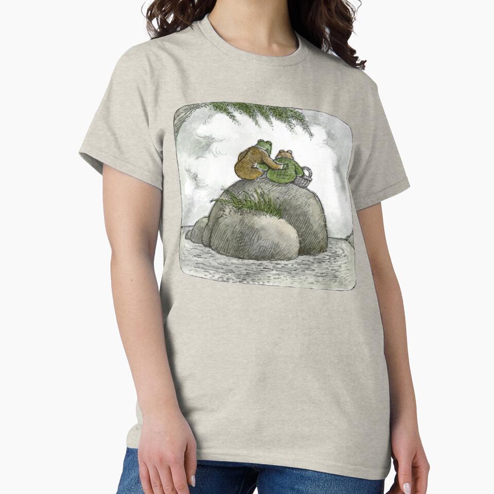 Frog And Toad Sitting On A Rock by PoeTatoes