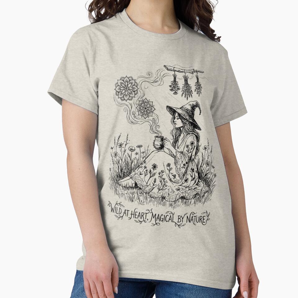 Botanical Wildflower Spirit - Boho Witch by bapupa