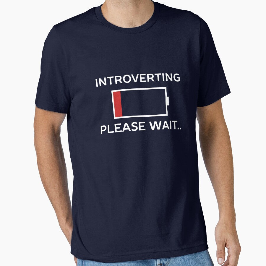 Introverting Please Waiting Funny by happinessinatee