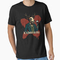 It’s Been a Day – Elegant Deer with Wine Dark Humor Design by tellia-kallisto