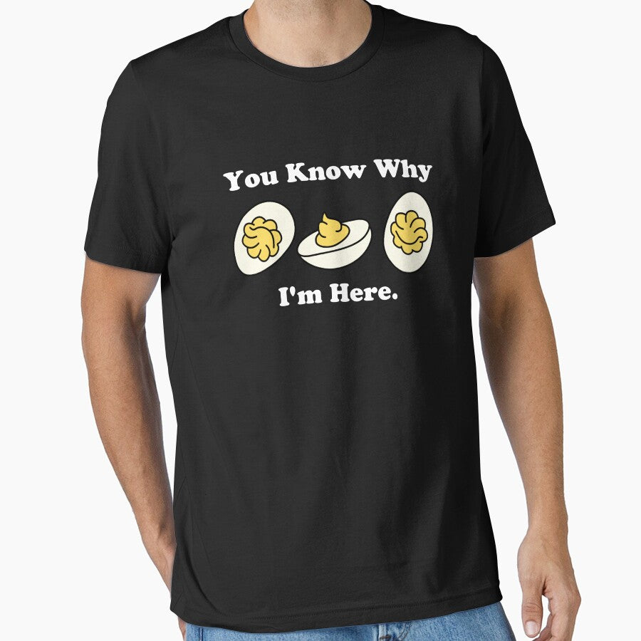 You Know Why I'm Here Deviled Egg by NQArtist