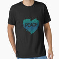 Unity Love Peace Heart Hippie Gift by MintedFresh