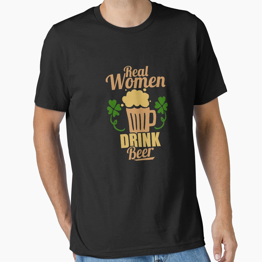 Real Women Drink Beer Cute & Funny Drinking Pun by perfectpresents