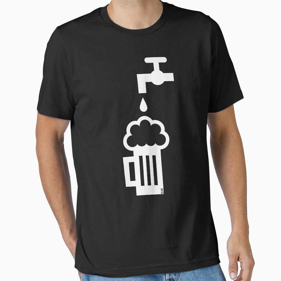 Beer Mug With Tap (Keg Beer / Draft Beer / Draught Beer / White) by MrFaulbaum