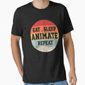 Eat Sleep Animate Repeat by sigrunsartcave