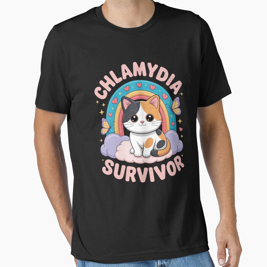 Chlamydia Survivor Cat Meme Embarrassing Adult Humor by sheenmi