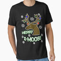 Merry X-Moose Reindeer Christmas by SharpThreadZ