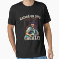 Raised on 90's Country Funny Gift Retro Music Lover by Poman9810