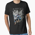 K1600 Grunge Motorcycle Rider Tee by FroggyBaBoy