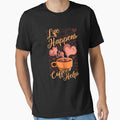 Funny Life Happens Coffee Helps Caffeine Addict by perfectpresents