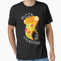PIZZA IS MY VALENTINE YELLOW SLICE PIZZA by ARUN VASWANI
