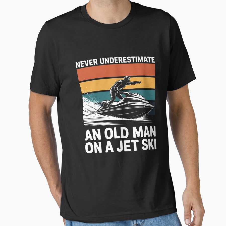 Never Underestimate An Old Man Water Sport Jet Ski by AnimeManga2D