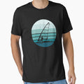 Windsurf, Windsurfing - Vintage Style Blue Sun by EstelleStar