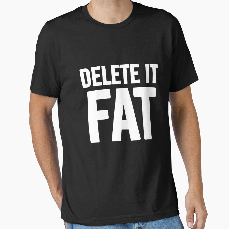 Delete It Fat (White) by sergiovarela