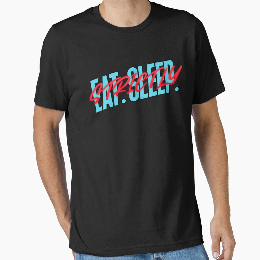 Eat Sleep Strictly Neon Sign by jacks-tees