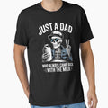 Just a Dad Who Always Came Back with the Milk - Funny Skeleton Dad Design by Gogetgiggles