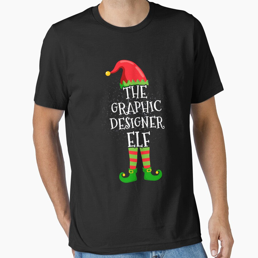 GRAPHIC DESIGNER Elf Family Matching Christmas Group by CosmoKitsch