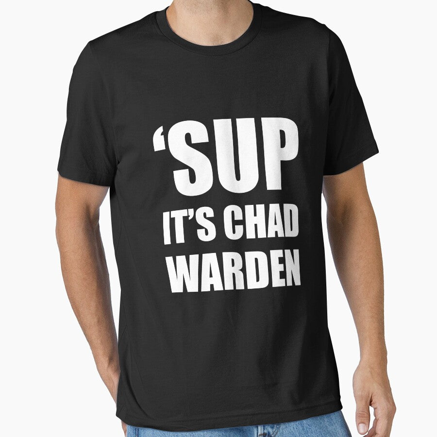 Meme Chad Warden Funny Gift by SuperFreshArt
