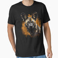 An Africian Wild Dog - Street Art Distressed Animal by GVRDesign