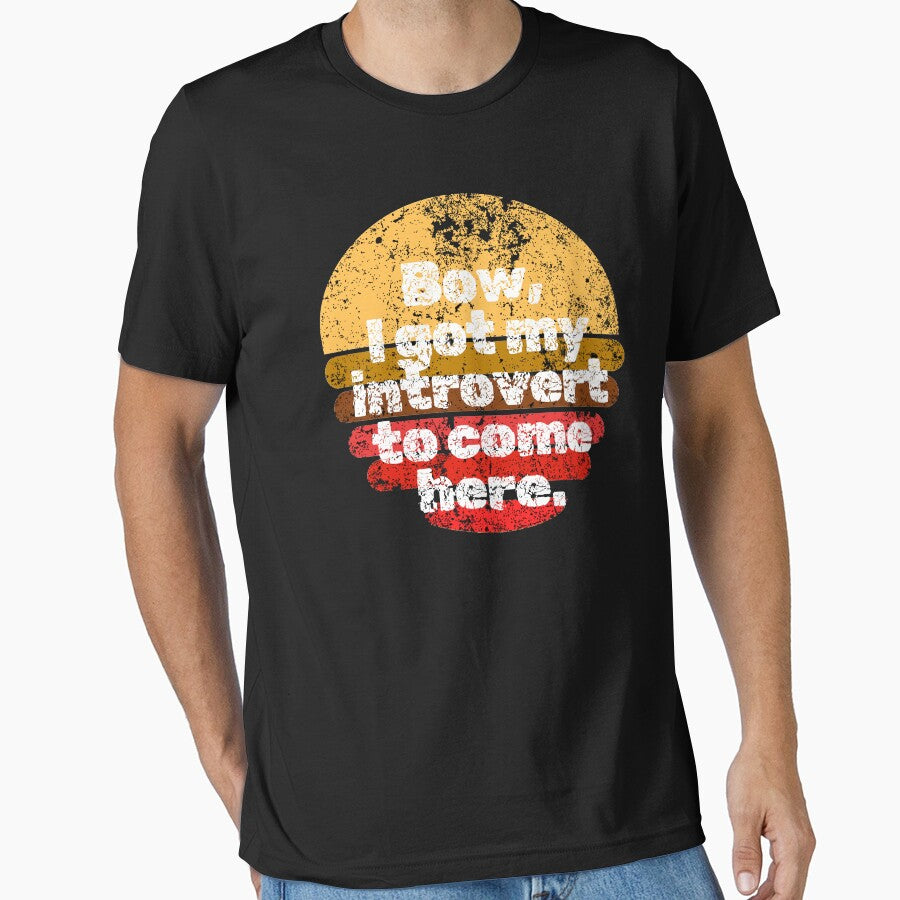 Bow, I got my introvert to come here. Destressed Font Retro Sunset by InsanelyD