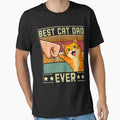 Best Cat Dad Ever Funny Cat Lover Gift by Ortigzitoun