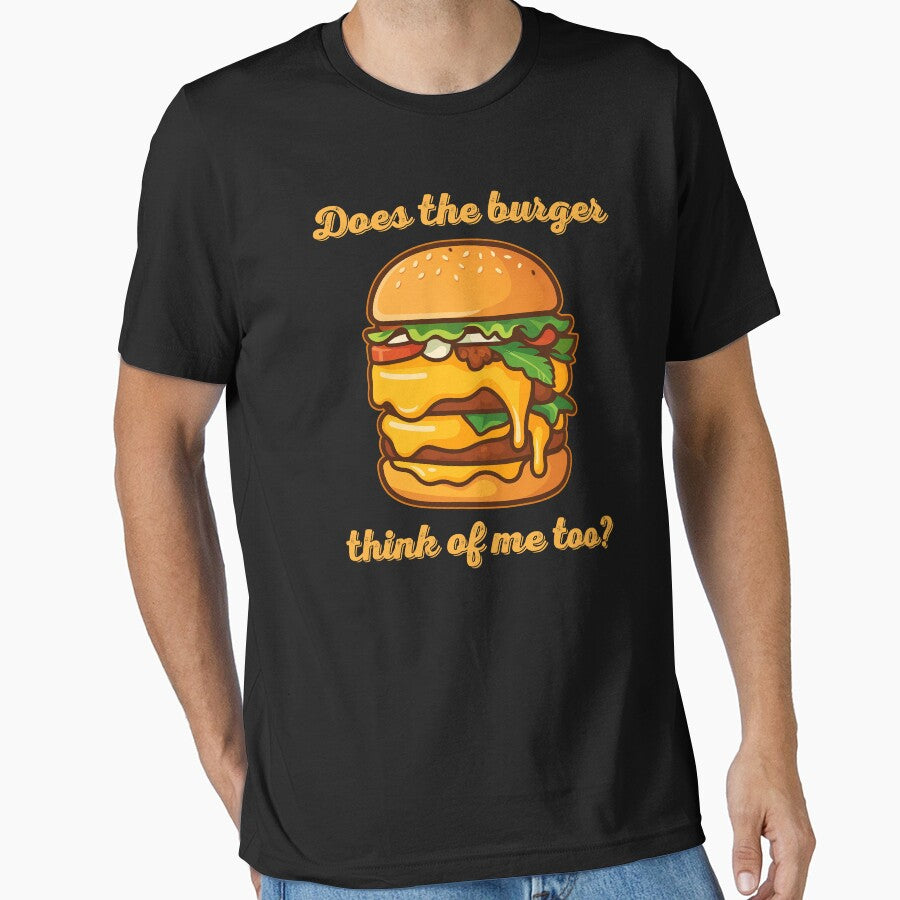 Does the burger think of me too? by TeeCodes