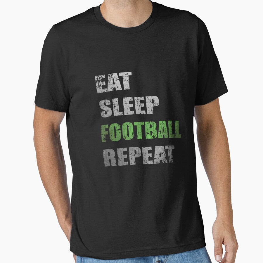 Eat Sleep Football Repeat by Otakso