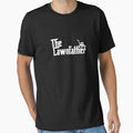 The Lawn Father Funny Lawn Mower Dad Gift T-Shirt by KellyeCollard