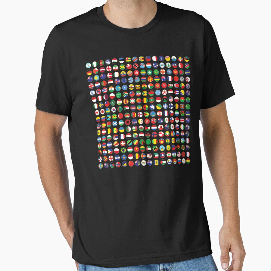 World Flags Cool Travel 256 Flag International Learning by Rosartistshop
