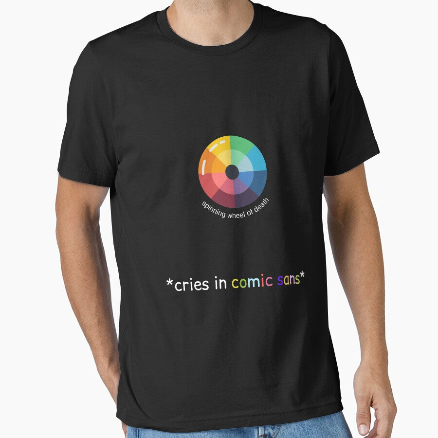 spinning wheel of death cries in comic sans by Gotafeeling