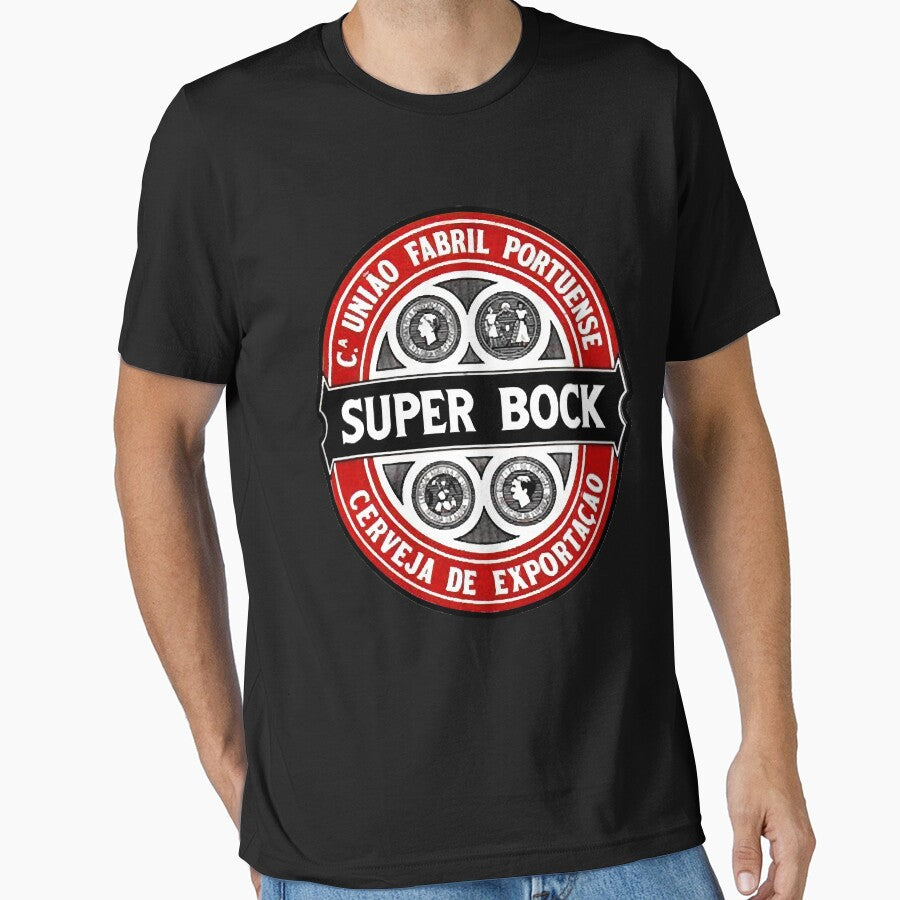 Super Bock Vintage Classic T-Shirt by Rogerebb