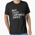 Eat Sleep Arm Wrestle Repeat Arm Wrestling Gear by DynamicDesign