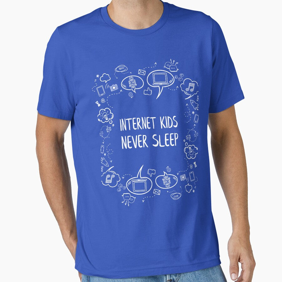 internet kids never sleep white by WilliamsGFX