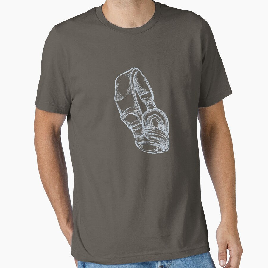 Headphone t-shirt by Vetoryal