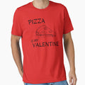 PIZZA IS MY VALENTINE HANDDRAWN PIZZA SLICE by ARUN VASWANI