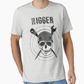 tower climber rigger tough skull design by TradesTees