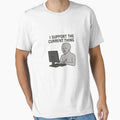 I Support the Current Thing – NPC Meme Design by NPCDegen