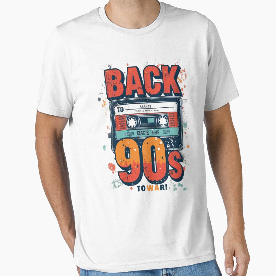 Back to the 90s | Retro Cassette Tape Vintage Design by ZYNORAworld
