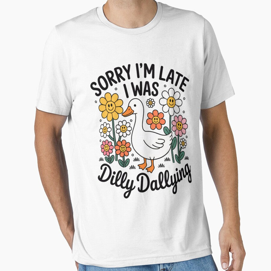 I Dilly Retro Was Funny Vintage Sorry I'm Saying Classic Late Dallying by PEDDAKAPRADEEP