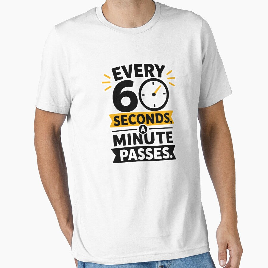 Every Sixty Seconds A Minute Passes by RedCircleArt
