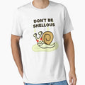Don't be shellous, Funny Snail Pun by EnzoVectorism