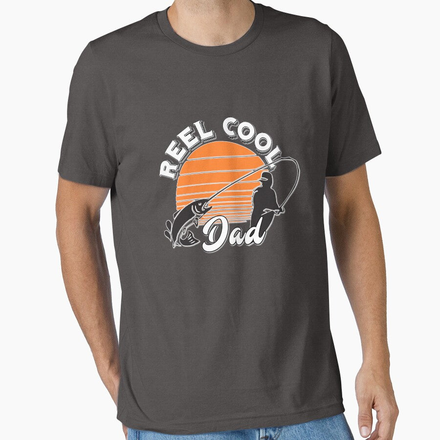 Reel Cool Dad - Real  Funny Fishing Pun by Studio  128