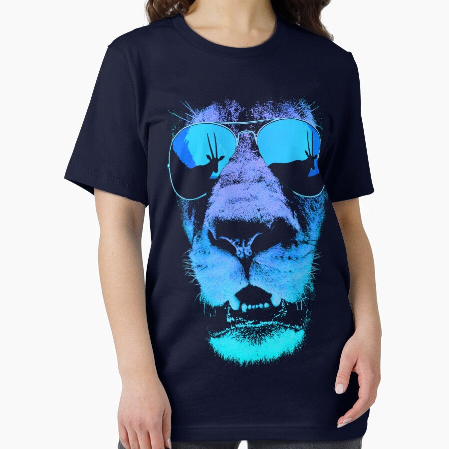 Hungry Lion by ROBOTFACE T-Shirts