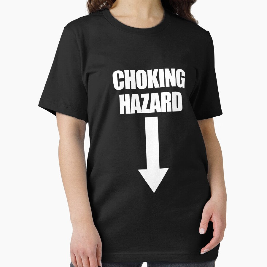 Choking Hazard Funny Adult Men's Humor Choking Hazard Gear by DynamicDesign