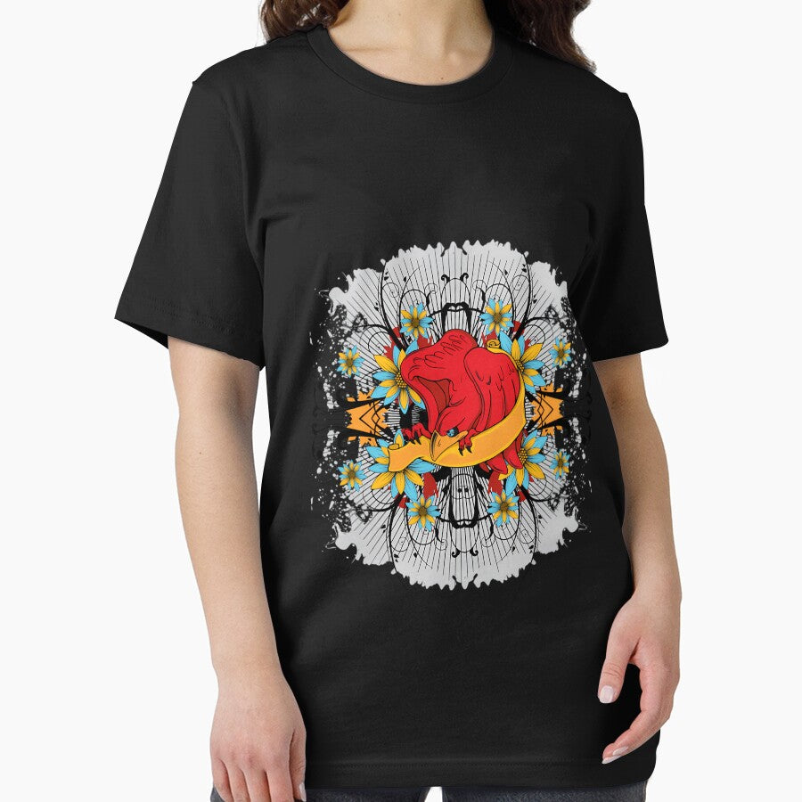 Blue Flowers and Red Eagle by Keishawards