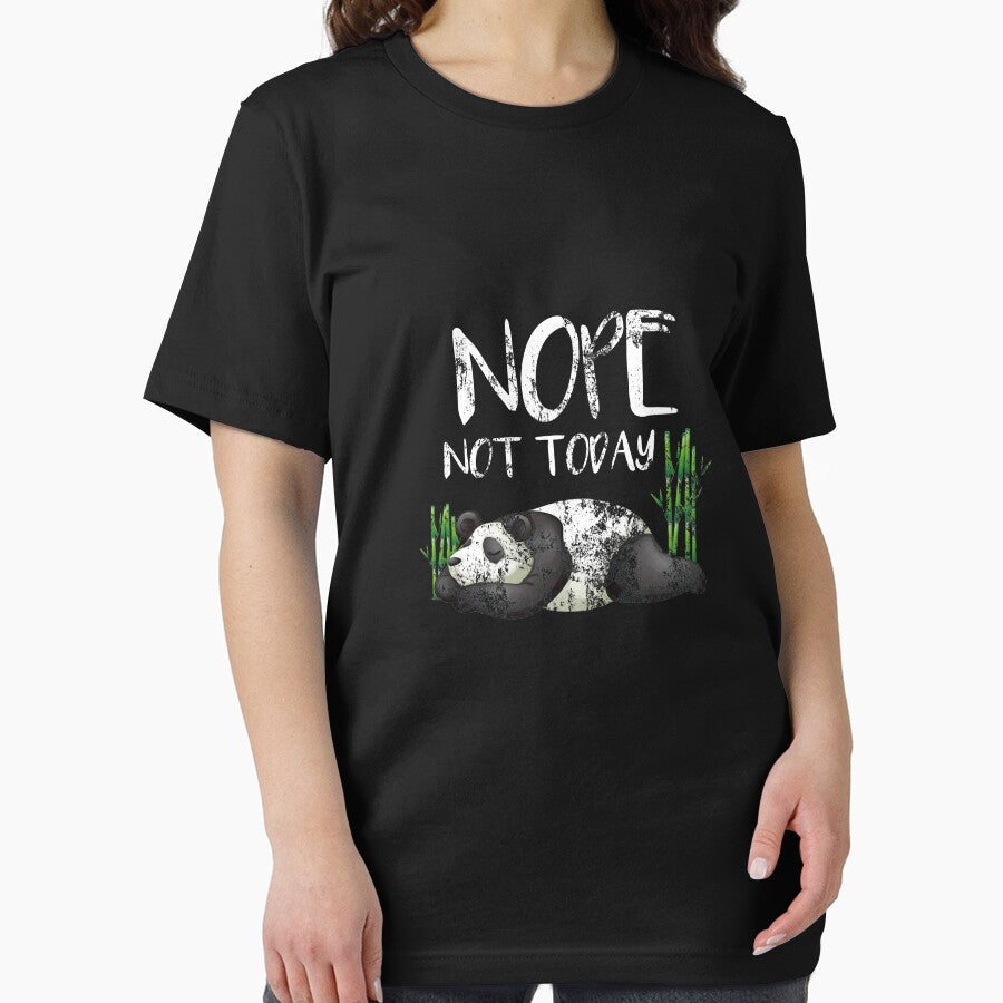 Funny Nope Not Today Lazy Sleepy Panda Distressed by perfectpresents