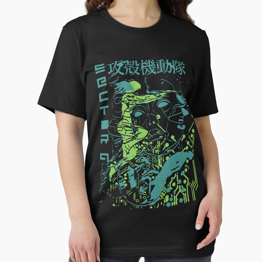 Ghost in the Shell Retro Vintage by Teebuya