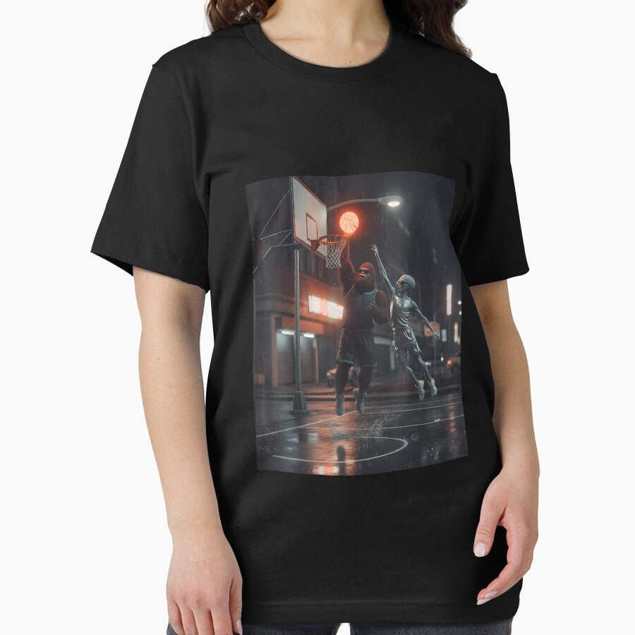 Bigfoot and Alien Basketball. UFO Bigfoot Cryptid Sports by mjohnson9