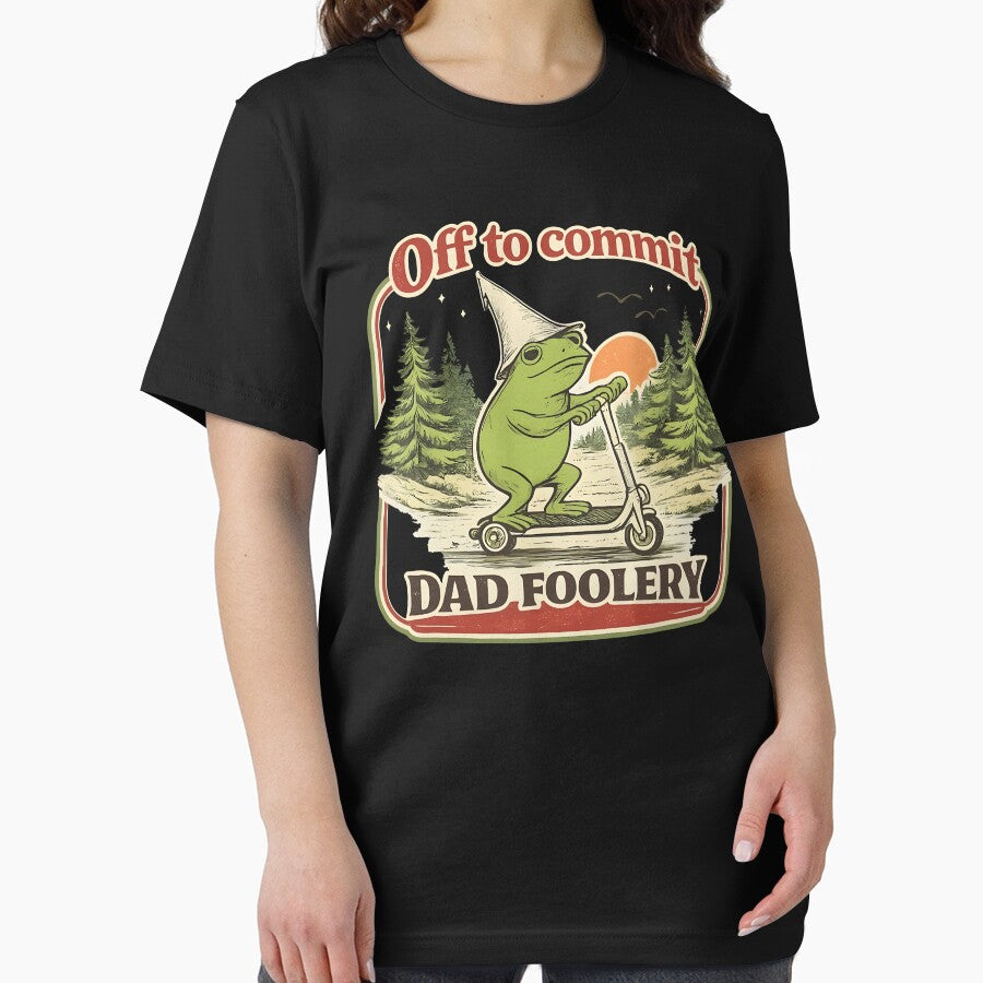 Off To Commit Dad Foolery Funny Frog Father Day Dad Gift by b3ida-zl